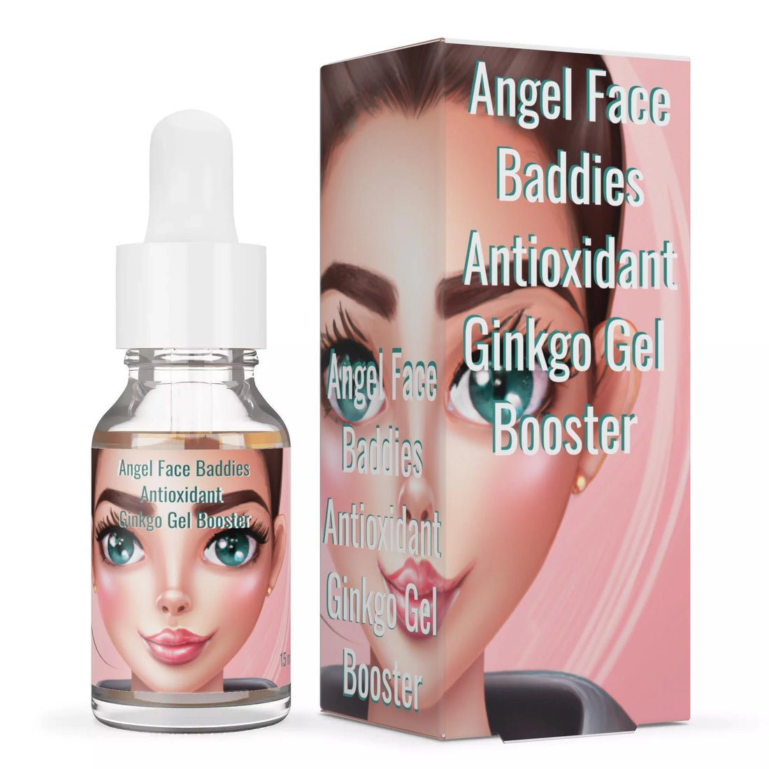 Angelface baddies ginkgo gel booster for radiance and beauty 