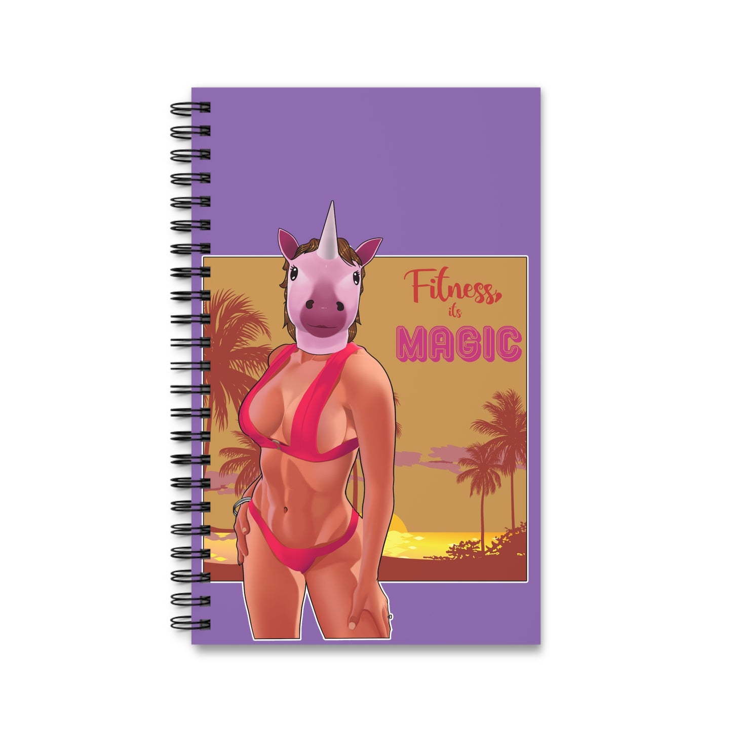 Spiral Fitness is Magic Daily Journal Unicorn Babe