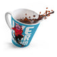 Live Your Dream of Coffee Mug- Aqua unicorn head