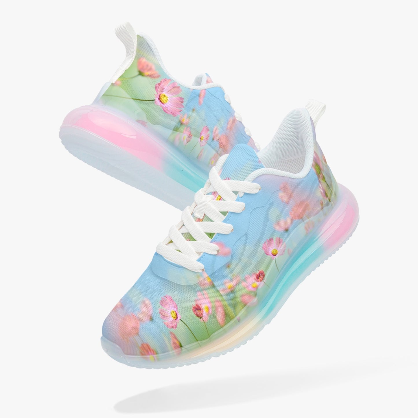 Springing through Wildflowers  Lightweight Air Cushion Sneakers