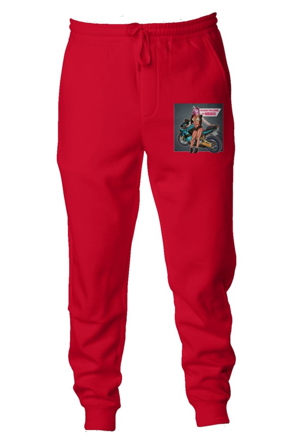 do what you love red hot Midweight Fleece Joggers