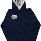 Rice Bear Spa Day Embroidery zip Hoodie with artis