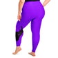 Plus Size Purple Dragon Guard Leggings - AnimePhysique