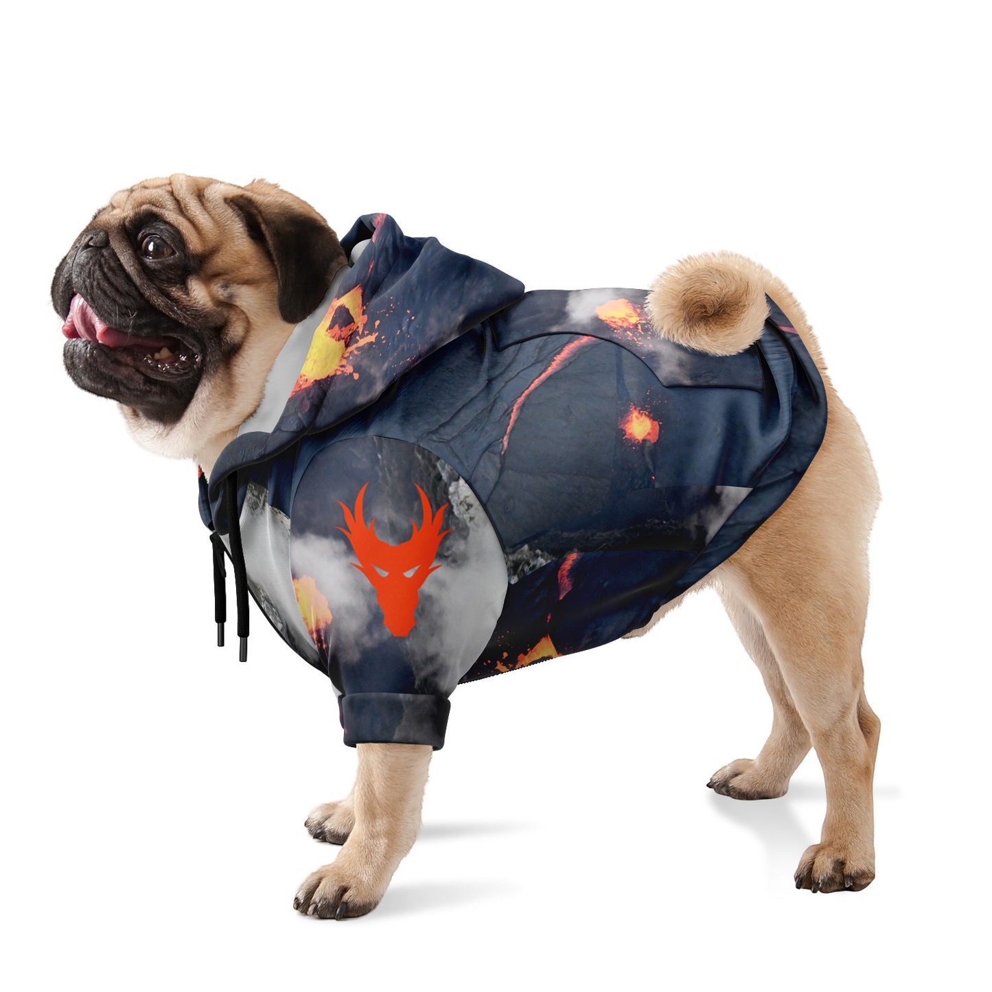 The Fire Within Athletic Dog Zip-Up Hoodie
