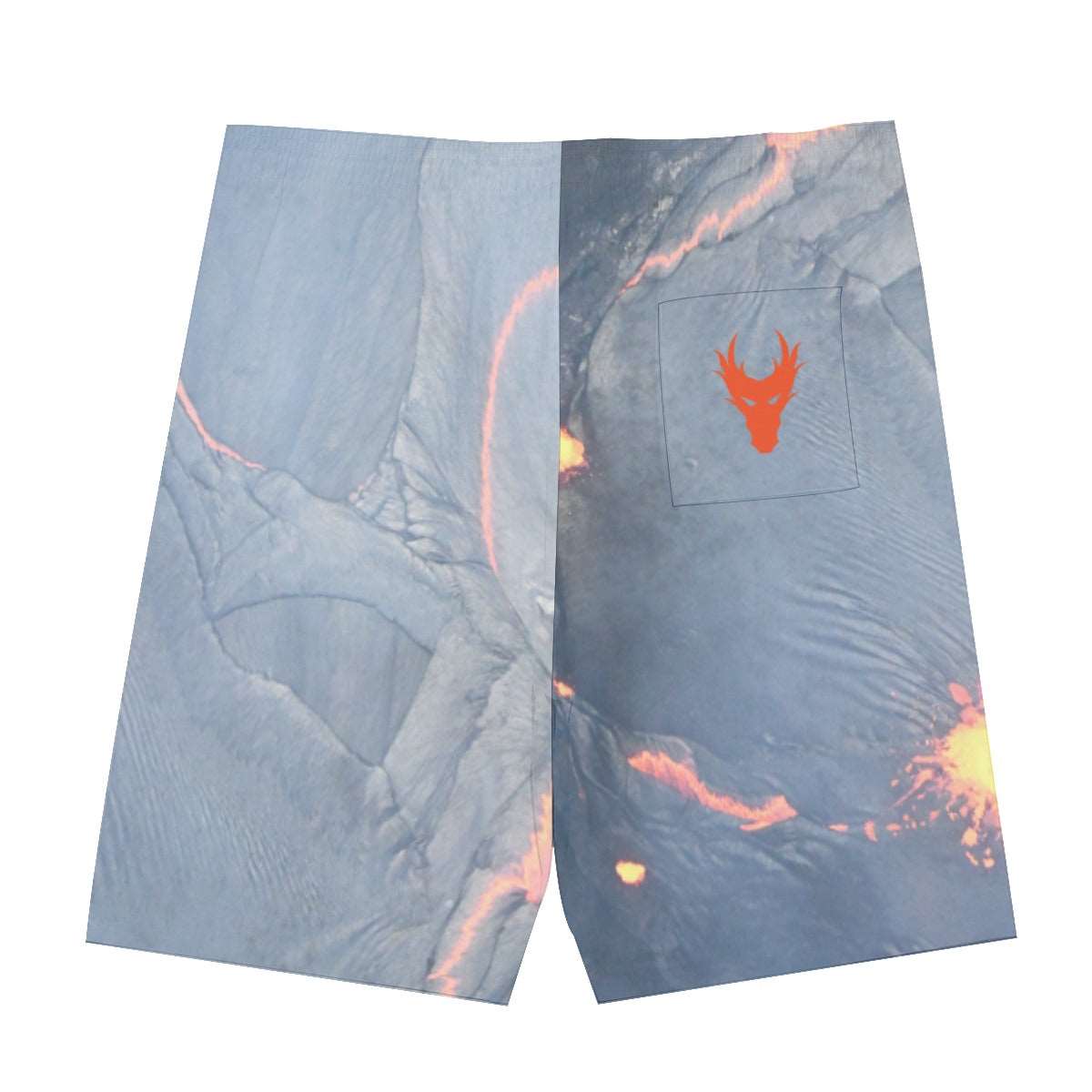Dangerous ground burn orange dragon at your side Men's Sleeveless Vest And Shorts Sets