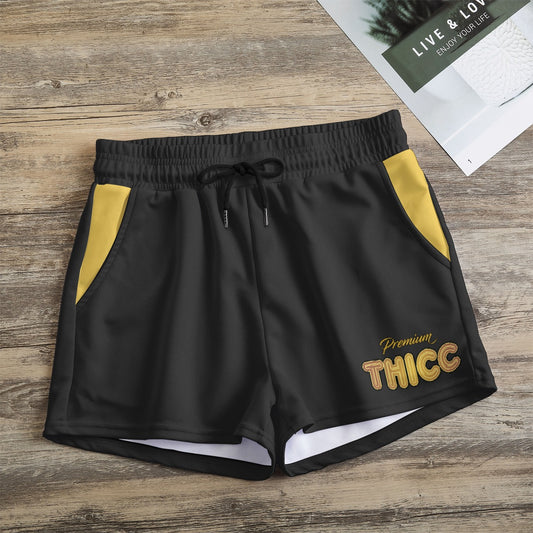 Royal Gold Premium Thicc Women's Casual Shorts
