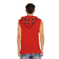 Dragon Guard Red Hot Print Men’s Hooded Tank Top - AnimePhysique