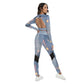 Dangerous Ground Ice Queen Women's Sport Set With Backless Top And Leggings