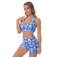 Bright Lace Sports Bra and Shorts Set - AnimePhysique