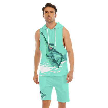 Always thinking about Boarding Sleeveless Vest And Shorts Sets