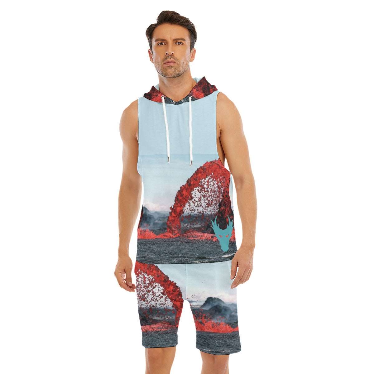 Cool under pressure Sleeveless Vest And Shorts Sets
