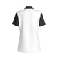 black and white premium thicc Women's Polo Collar Jersey