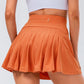 High Waist Pleated Active Skirt
