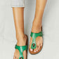 MMShoes Drift Away T-Strap Flip-Flop in Green