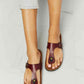 MMShoes Drift Away T-Strap Flip-Flop in Brown
