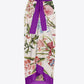 Floral Tie Shoulder Two-Piece Swim Set